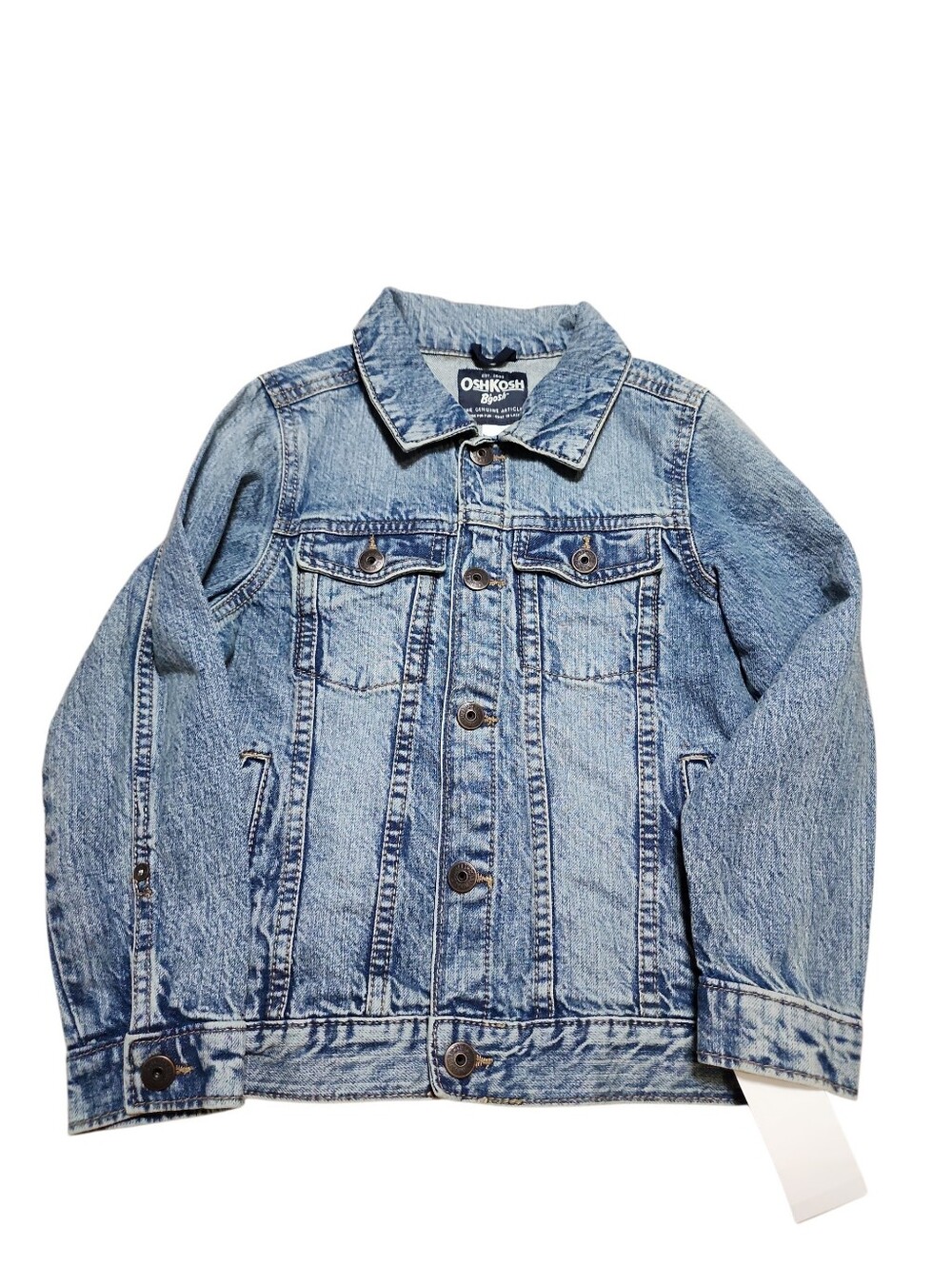 Oshkosh‎ B'gosh Button Down Denim Jacket Nwt Size 7